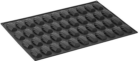 Pavoflex Flexible anti-adhésif Moule, Madeleine 75 x 45 mm X 18 mm de hauteur, 44 Figures