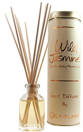 Lily-Flame Wild Jasmine Diffuser, White