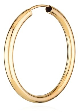 NKlaus CREOLE für Damen 585 gelb Gold; 585er Gelbgold, 30mm, 1 Stück | Durchmesser: 30mm; 2,5mm