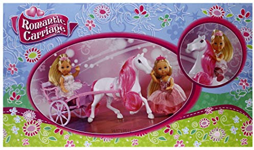 Simba 105736646 - Evi Love Puppen mit romantischer Märchenkutsche