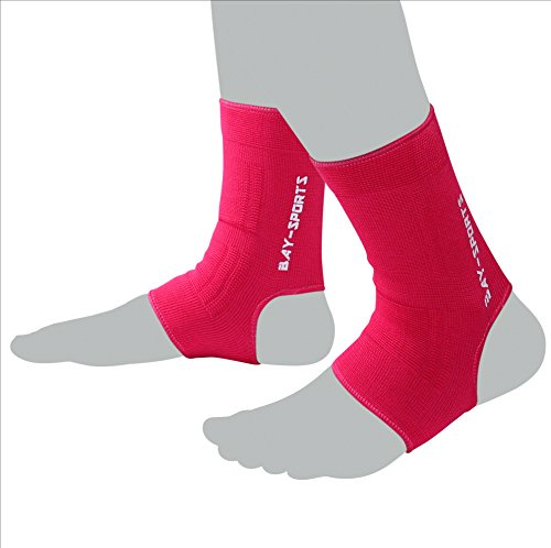 BAY Sports Uni Magenta 2X elastische Fußbandagen Dark Pink XL (ab 44)