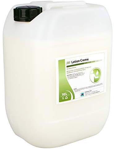 JM Lotion Creme - Loción suave para lavado de manos, tamaño: 10 litros