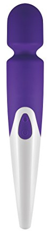 Magic Wand Massagegerät Massagestab - Realistischer Vibrator - sehr stark - sehr leise - 10 Stufen - Sexspielzeug - Massager Akku Wiederaufladbar - Von Entspannung bis Orgasmus - Sextoy für G Punkt, Klitoris oder Anal (Lila)