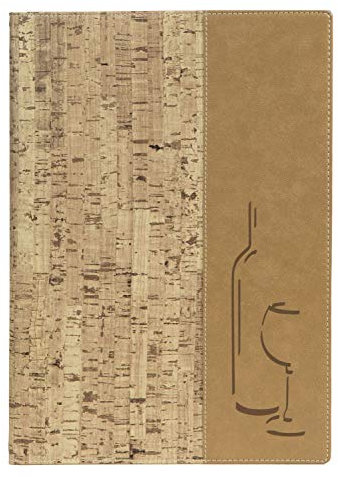 SECURIT - Carte des Boissons Gamme Design - Pour Restaurants, Cafés, Bars - 1 Insert Double (4 Pages) Inclus - A4 - Liège