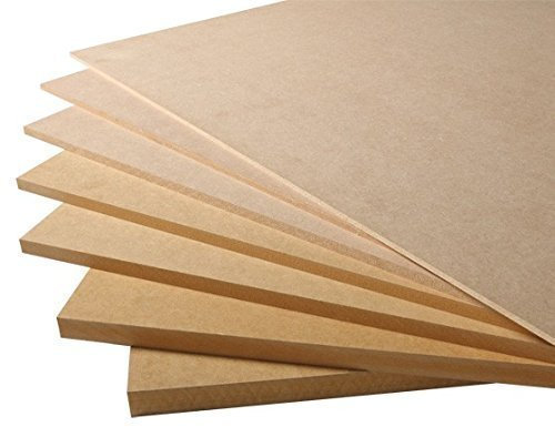 Builder Merchant MDF 9 mm Pannello di Fibra a Media densità, truciolato, 2ft x 2ft (610mm x 610mm)