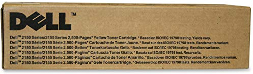Original Dell 2150cn/cdn & 2155cn/cdn High Capacity Toner Kit, ca. 2.500 Seiten, gelb