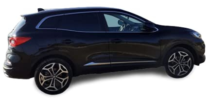 Solarplexius Auto-Sonnenschutz Scheiben-Tönung passgenau für Renault Kadjar ab 2015, Schwarz, Sportlich, Fenster-Tönung, Sonnenschutz, Auto, SUV, Transporter, Bus