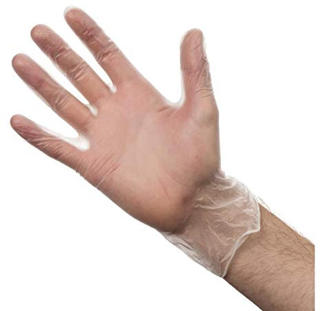 Powder Free Vinyl Gloves - Size S (Pack 100)