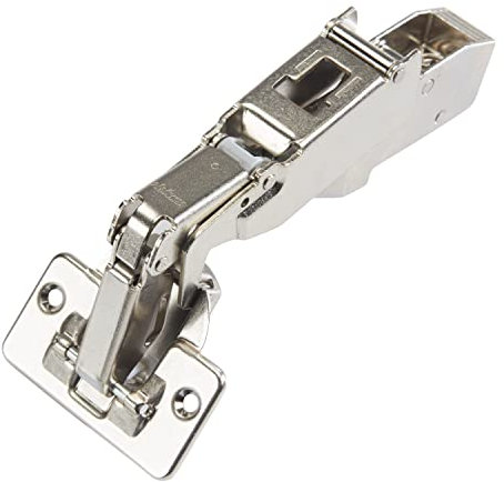 Blum - Charniere de meuble pour ouverture a 170 degres-pour portes jumelees ou encastrees a demi recouvrement - Réf..71T6650 - Type de boitier.A VISSER -