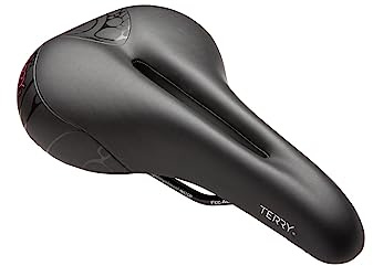 Terry Butterfly Cromoly Gel Bike Saddle - Bicycle Seat for Women - Flexible & Comfortable - Dura-Tek Cover - Black,