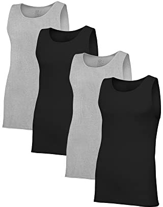 Fruit of the Loom, Herren-Unterhemden ohne Etikett, L
