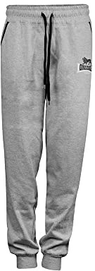 Lonsdale Jogginghose Two Tones, Pantalones de Deporte Hombre, Gris, XL