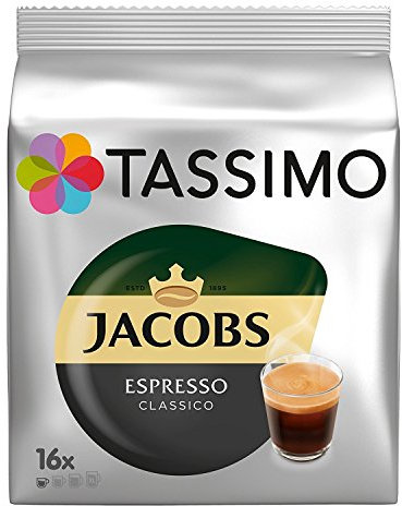 TASSIMO JACOBS ESPRESSO x 1 Pack (16 Pods)