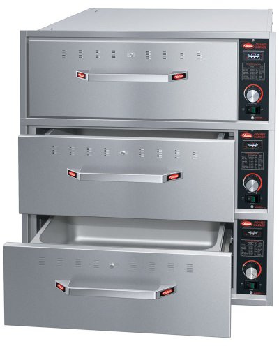Hatco HDW-3B 240 Built-in Warming 3-Drawer Unit For Standard Pans, 240 V, Each