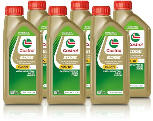 6x 1 L = 6 Liter Castrol Edge Fluid Titanium 5W-30 LL Motoröl