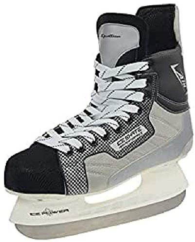 SportTeam Uomo A114 – Pattini da Hockey su Ghiaccio, Uomo, A114 Eishockey Schlittschuhe, Nero, 45