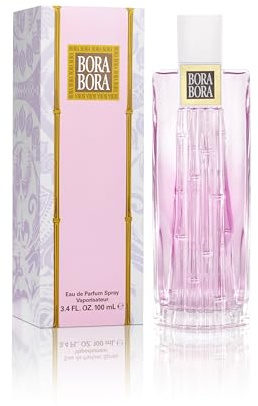 Liz Claiborne Bora Bora Eau de Parfum Spray for Women, Floral EDP Scent with Notes of Coral Flower, Lychee, Blush Orchid, and Amber, 3.4 fl oz