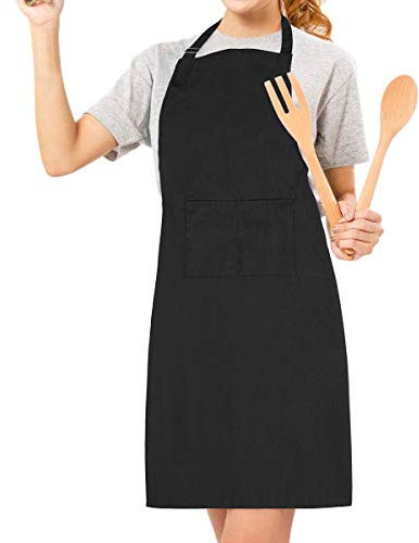 LEBEXY kochschürze kochschürze baumwollschürze schürze grillschürze werkenschürze schürze baumwolle uni schwarz für männer herren damen jungen