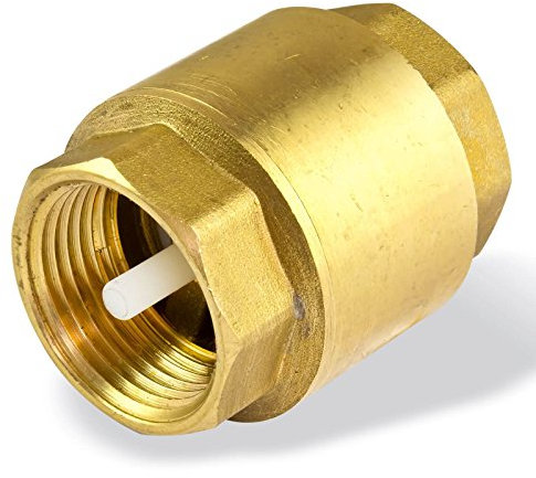 Stabilo-Sanitaer Messing Rückschlagventil 3/4 Zoll DN 20 Rückflussverhinderer, Rückschlagklappe, Rückstauklappe, Rücklaufventil für Heizung Wasser