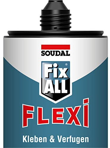 Soudal Fix ALL Flexi, Weiss, 470g Kartusche mit Clipdüse - Ein einziges Produkt für alle Anwendungen im Bereich Kleben und Verfugen