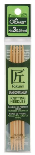 Clover Takumi 5-Inch Double Point, Size 3