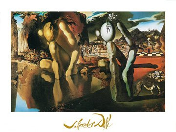 Salvador Dalí Poster/Kunstdruck La metamorfosi di Narciso 80 x 60 cm