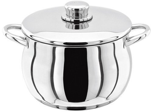 Stellar S145 24 cm soppgryta, 5,7 L, rostfritt stål, silver, 28,5 x 28,6 x 19,3 cm