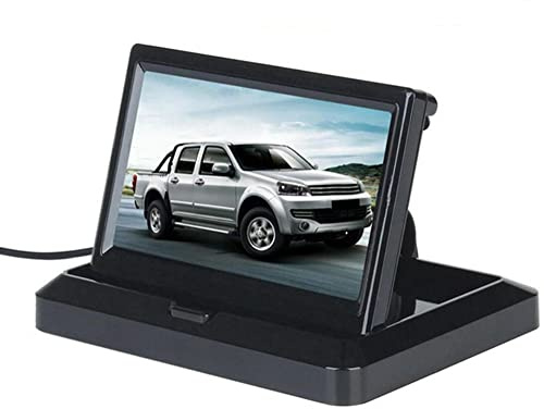 BW 5.0 Foldable Digital HD 800 * 480 TFT LCD Car Rear View Backup Monitor for Car Reversing Camera, Car Rearview Camara,CCTV Camera DVD