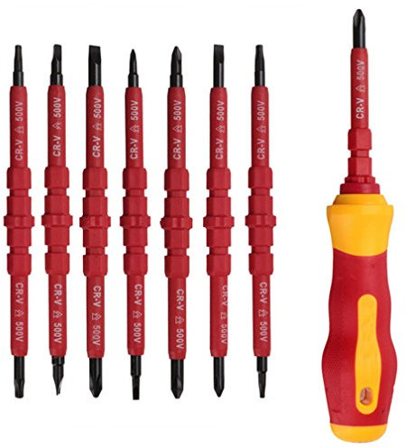 Malayas 8-teiliges Stecknuss-Adapter-/Verbinder-Set 1/4,3/8,1/2 Zoll, 3/8 Zoll, 1/2 Zoll