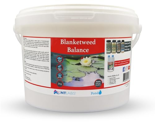 NT Labs Blanketweed Treatment for Ponds (2kg Treats 25,000L) | Natural mineral ingredients re-balance and remineralise water quality parameters to discourage stubborn string algae.