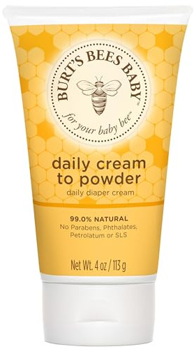 Burt's Bees 2-i-1 blöjkräm och babypuder 113 g