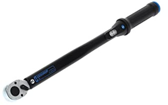 GEDORE Torcoflex Drehmomentschlüssel, 1/2 Zoll, 60-300 Nm, Mit Umschaltknarre, Stahlrohr, Schwarz/Blau
