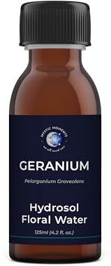 Mystic Moments | Geranium Natural Hydrosol Floral Water 250ml | Perfect for Skin, Face, Body & Homemade Beauty Products Vegan GMO Free