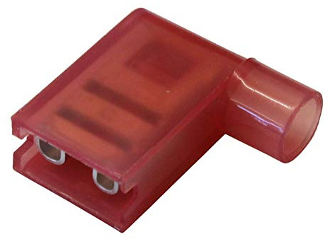 All Trade Direct 20 x Red 6.3mm Flag Terminal Insulated Spade Wire Crimp Electrical Connector