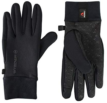 Manzella Men's Power Stretch Lightweight Glove, Touchscreen Capable
