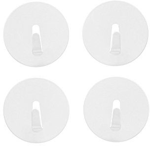Magnosphere Magnethaken MINI-SPOT Ø 4cm, extra stark, verschieden Farben - 4er Set - für den alltäglichen Gebrauch, Farben:weiß