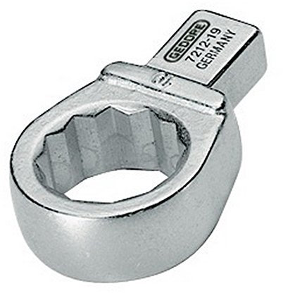 Einsteck-Ringschlüssel 10mm 9x12 matt Chrom CV.