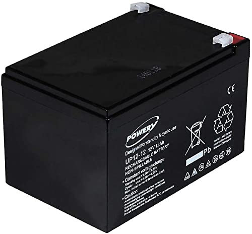 Batterie au gel de plomb akku-net pour véhicules, tels que jeep, pelles 12 V 12 Ah, 12 V, Lead-Acid