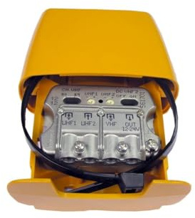 TELEVES Amplificador de mástil NanoKom 3e/1s Easy F - UHF[DC]-UHF-VHFmix