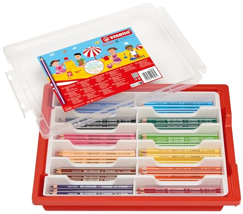 STABILO - Dreikant-Buntstift - Trio dick | 96er Box