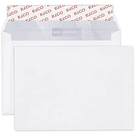Elco 30685 Boite de 500 enveloppes sans fenêtre Format C6 Blanc