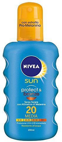 Nivea Spray Solar Protect & Bronze FP20 200 ml