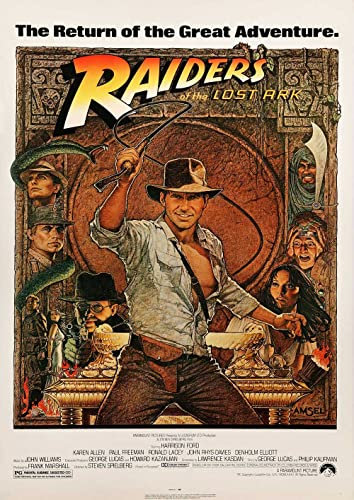 Indiana Jones Raiders Of The Lost Ark Harrison Ford Poster/Print/Picture Satin Photo Paper - A4-210mm x 297mm