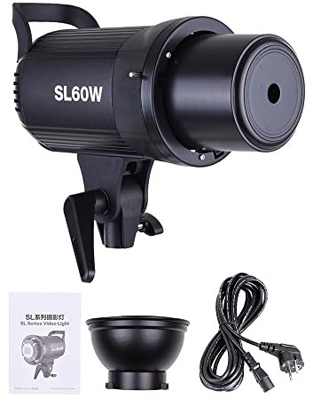 Godox SL-60W 5600K 60 W High Power LED-videolampa med Bowens hållare för ¨fotona r fotostudio fotografi videoinspelning vit version