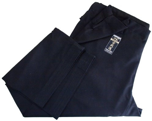 Kamikaze America-Kobudo Karate Gi Pants Only Black 100% Cotton (5.5/185 cm)
