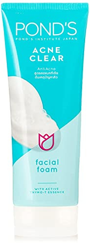 Pond's Acne Clear Gesichtsreinigung, Peeling-Reinigungsmittel, gegen Fett und Akne, Gesichtspflege, 100 g
