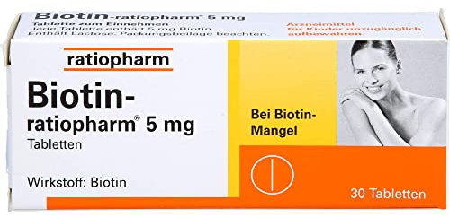 BIOTIN-RATIOPHARM 5 mg Tabletten 30 St