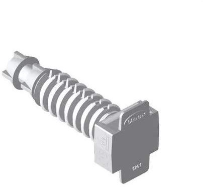 Unex 1251-3 - Taco presión u63x diámetro 8mm poliamida 6 gris