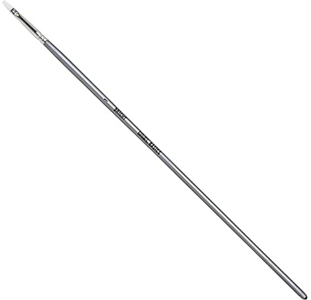 Liquitex 6922001 Basics Pinsel, Synthetikpinsel für Acrylfarben, langlebig, robust und formstabil - Flachpinsel, kurzer Stiel - Nr. 1