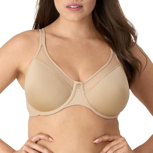 Bali womens Bali Women's One Smooth U Ultra Light Convertible Df3439 Bras, Nude, 40D US